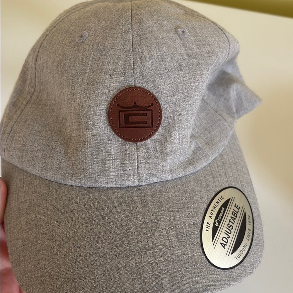 Cobra Golf New with Sticker Gray Buckle Back Ball Cap One Size